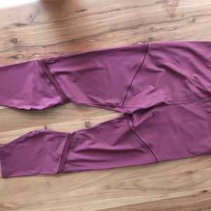 Fabletics xl burgundy trendy cut out leggings